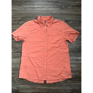 Mountain Hardwear Mens Buttons Up Short Sleeve Size Small